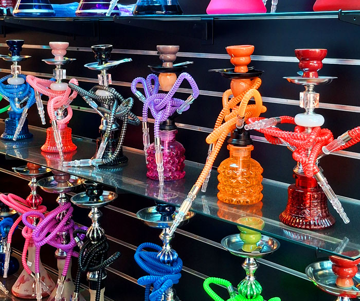 assorted-hookahs