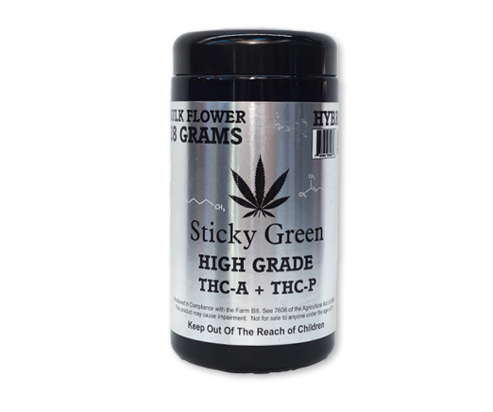 Sticky Green Jar